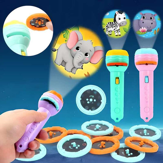Slide Flashlight Torch Education Learning�Kids Toy - 2Goat store