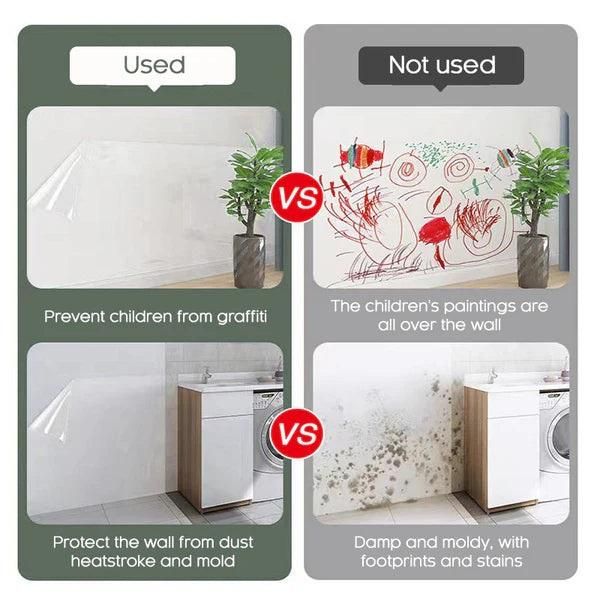 Self - Adhesive Transparent Electrostatic Wall Protection Film Buy 1 Get 1 Free - 2Goat store