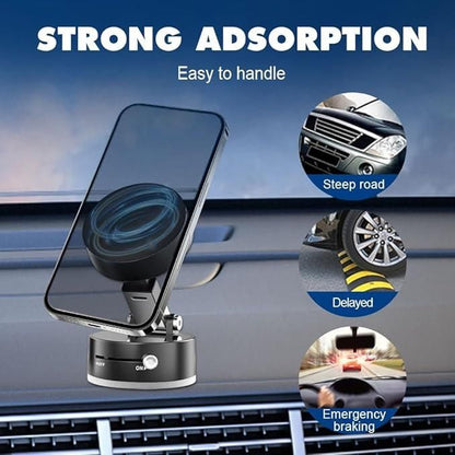Vacuum Magnetic Suction Phone Holder - 2Goat store
