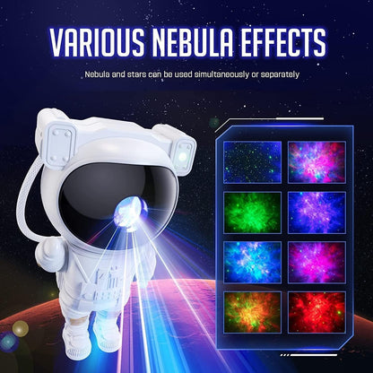 Astronaut Galaxy Projector - 360 Magnetic Head Rotation, Remote Control - 2Goat store