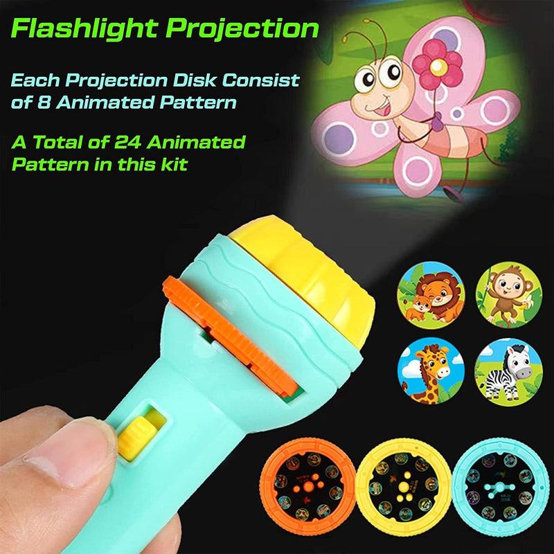 Slide Flashlight Torch Education Learning�Kids Toy - 2Goat store