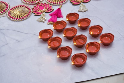 Eco-Friendly LED Water Sensor Diyas | Baby-Safe,& Anti-Pollution