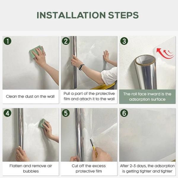 Self - Adhesive Transparent Electrostatic Wall Protection Film Buy 1 Get 1 Free - 2Goat store