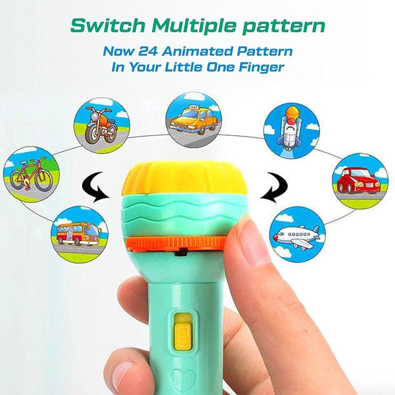 Slide Flashlight Torch Education Learning�Kids Toy - 2Goat store