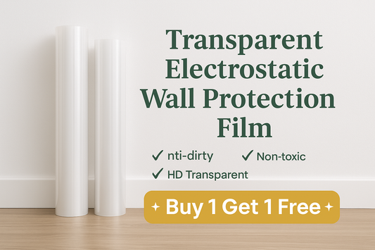 🛡️ Invisible Wall Protector – Self-Adhesive Transparent Film (Buy 1 Get 1 Free)